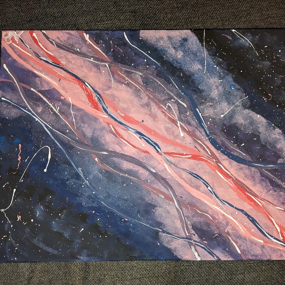 ORIGINAL ART. PAINT ON CANVAS. 18" x 24" Ariel de Boer. - Picture 4 of 5